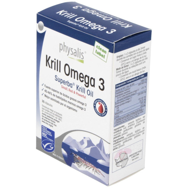 Physalis Krill Omega 3 30Caps