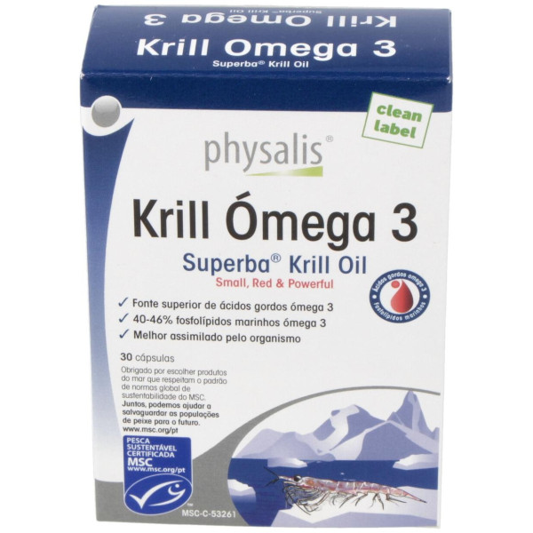 Physalis Krill Omega 3 30Caps