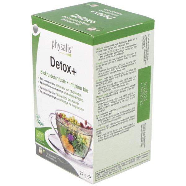 Physalis Detox Infusion Bio 20 Filtros