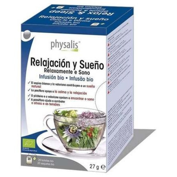Physalis Relajacion Y Sueño Infusion Bio 20 Filtros