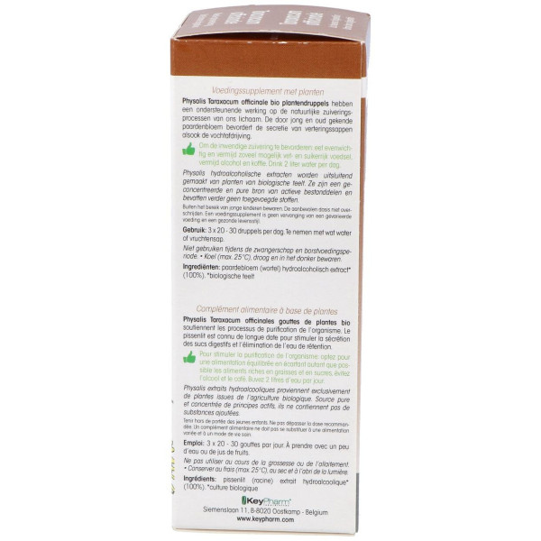 Physalis Diente De León Extracto Hidroalcoholico Bio 100Ml