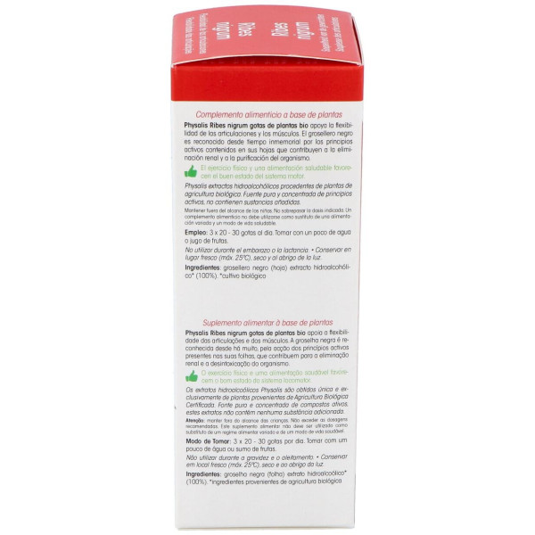 Physalis Grosellera Negro Extracto Hidroalcoholico Bio 100Ml