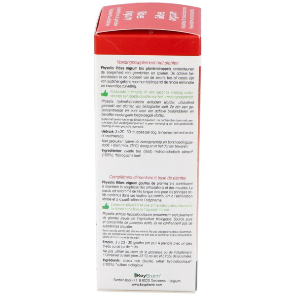 Physalis Grosellera Negro Extracto Hidroalcoholico Bio 100Ml