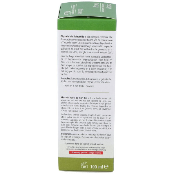 Physalis Aceite De Ricino 100 Ml