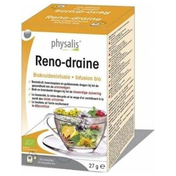 Physalis Reno Draine Infusion Bio 20 Filtros
