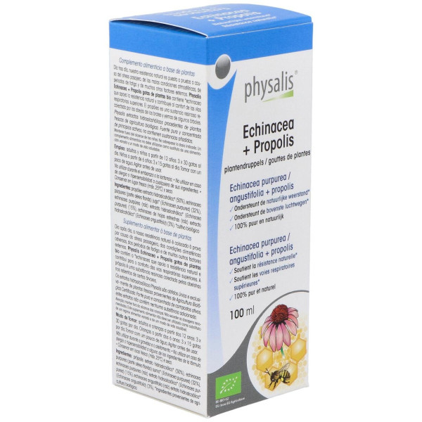 Physalis Echinácea + Própolis Extracto Hidroalcóholico Bio 100Ml