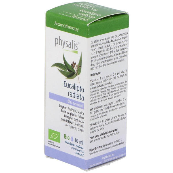 Physalis Aceite Esencial De Eucalipto Radiata Bio 10Ml