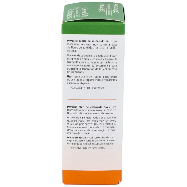 Physalis Aceite Vegetal De Calendula Bio 100Ml