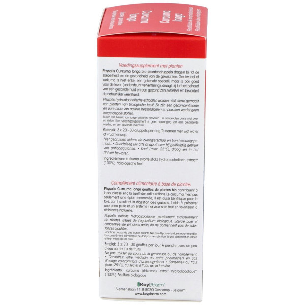 Curcuma Longa Extracto 100Ml. Bio