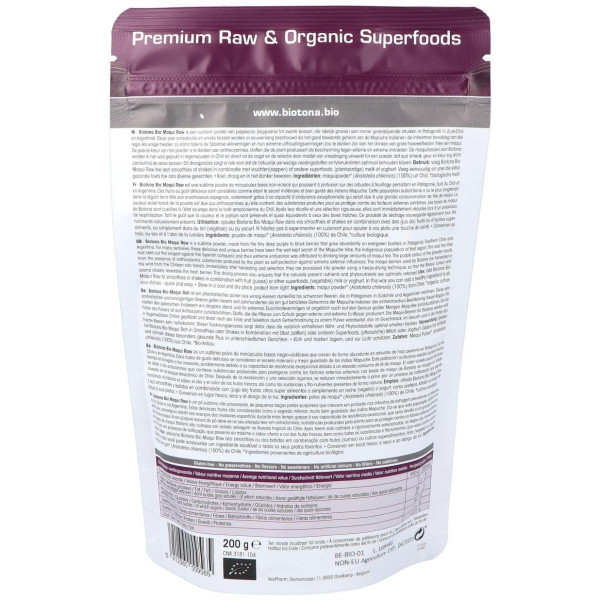 Maqui Raw 200Gr. Bio 2