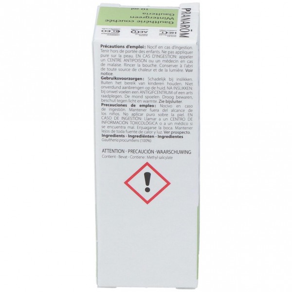 Pranarom Aceite Esencial De Gaulteria Procumbens, 10 Ml