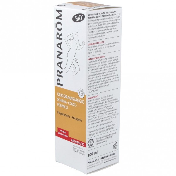 Pranarom Aceite De Masaje Aromalgic Espalda-Muslos-Gemelos, 100 Ml