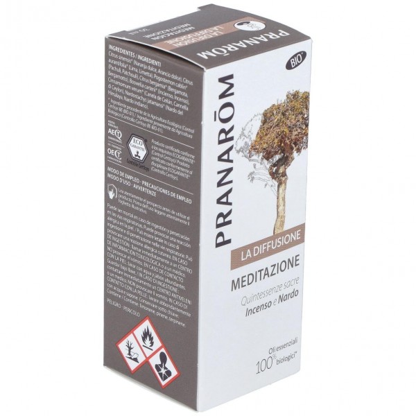 Pranarom Meditación Aceite Difusión, 30 Ml