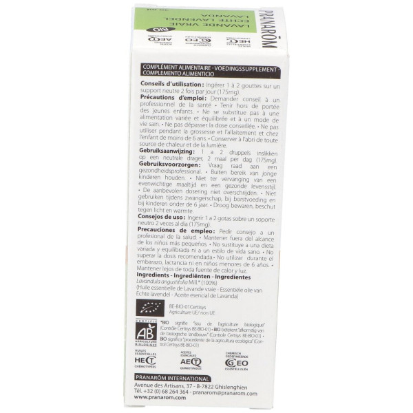 Lavanda Aceite Esencial Bio 30Ml.