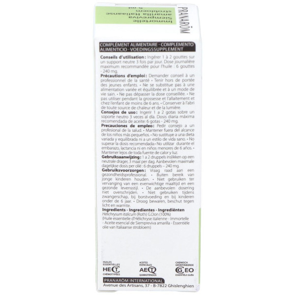 Siempreviva Amarilla Sumidad Florida 5Ml.