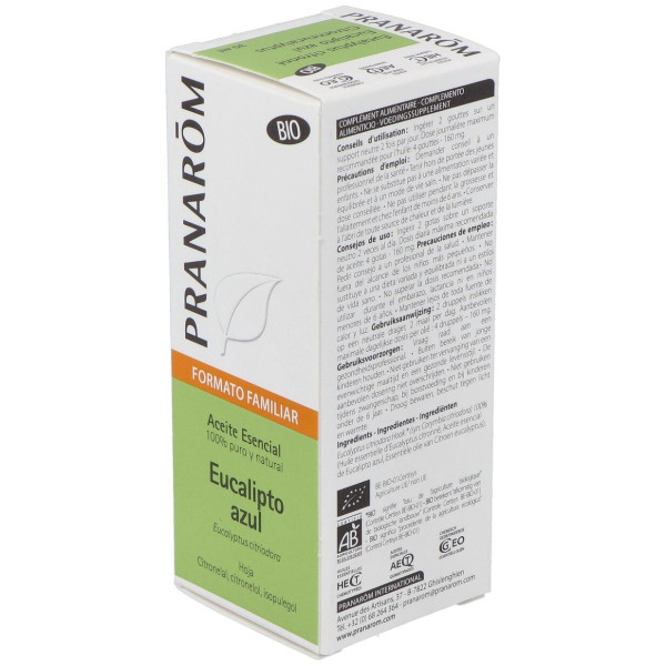 Eucalipto Azul Hoja Aceite Esencial Bio 30Ml.