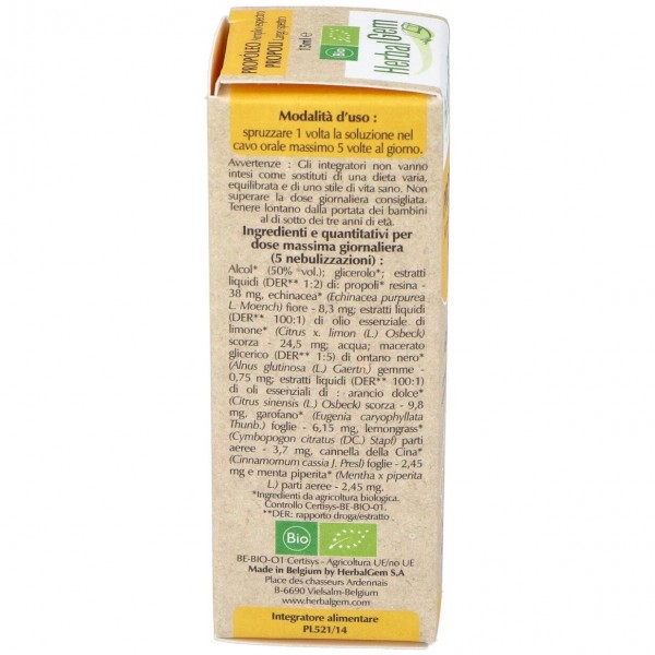 Pranarom Herbalgem Propóleo Amplio Spray Bio 15Ml