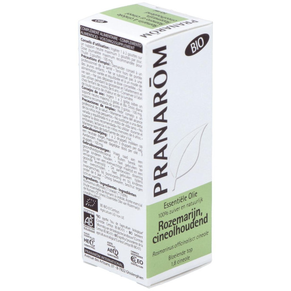 Pranarôm Aceite Esencial De Romero Qt Cineol Bio 10Ml