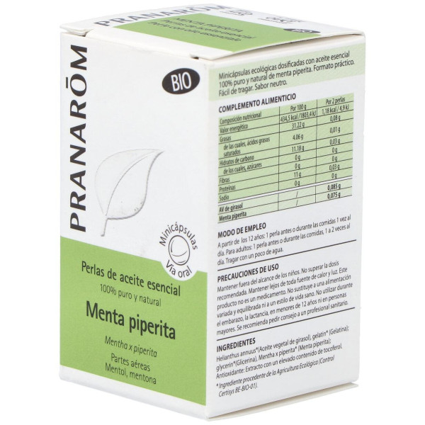 Menta Piperita Aceite Esencial En Perlas 60Perlas 2