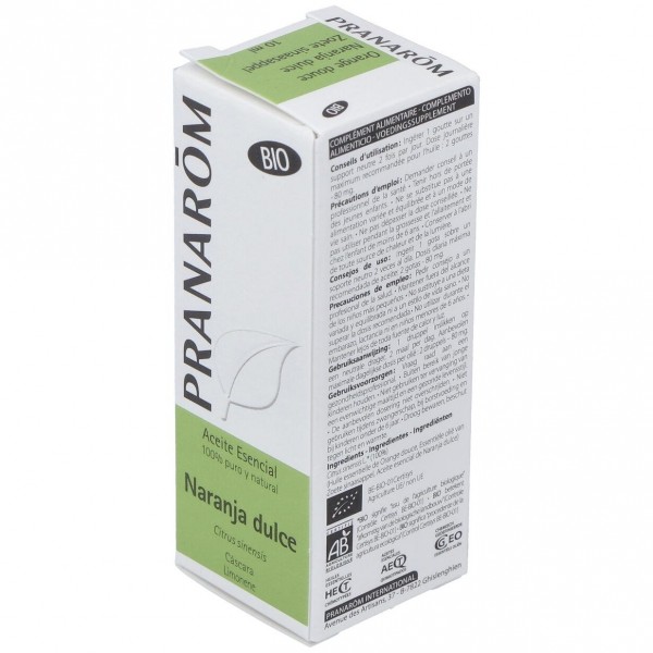 Pranarôm Aceite Esencial De Naranja Dulce Bio 10Ml