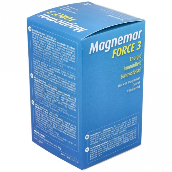 Orthonat Magnemar Force 3 90 Caps Energía Y Vitalidad