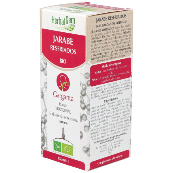 Herbalgem Jarabe Calmante Para La Garganta 150 Ml