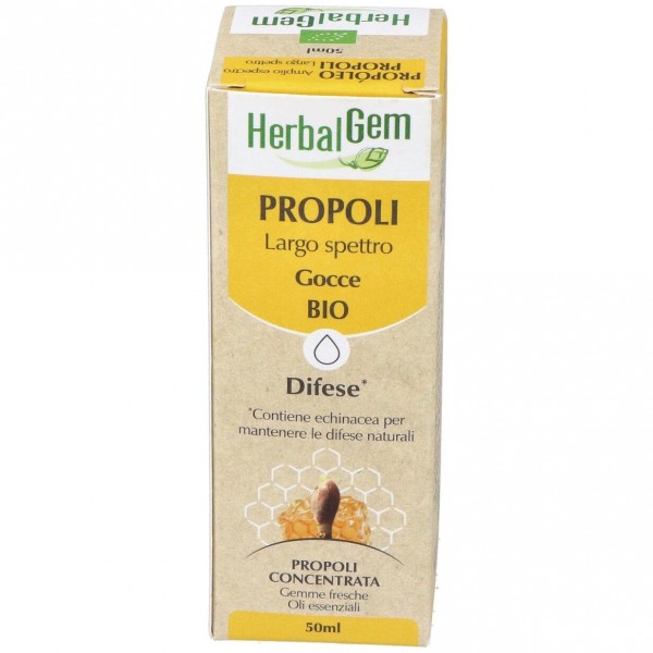 Herbalgem Propóleo Bio Amplio Espectro Gotas 50Ml