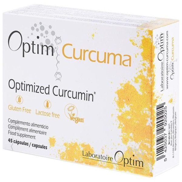 Optim Curcuma Suplemento Alimenticio 45 Cápsulas