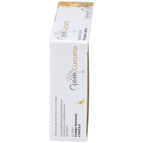 Optim Curcuma Suplemento Alimenticio 45 Cápsulas