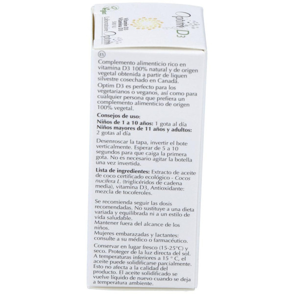Optim D3 20Ml.
