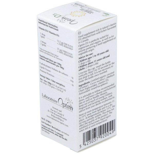 Optim D3 20Ml.