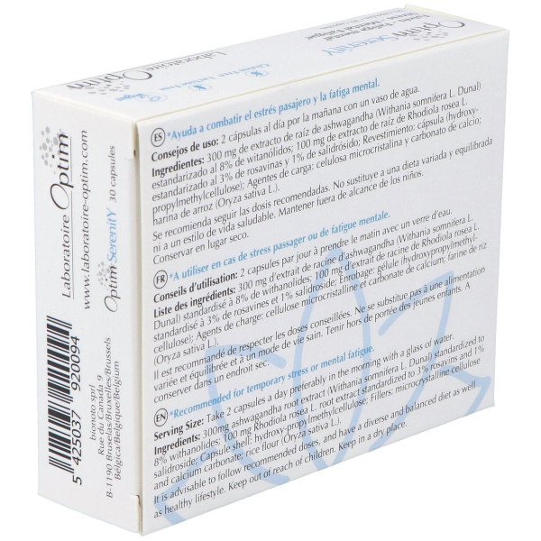 Optim Serenity 30Cap.