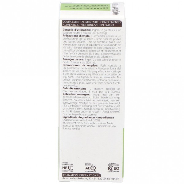 Pranarôm Aceite Esencial De Manzanilla Romana 5Ml