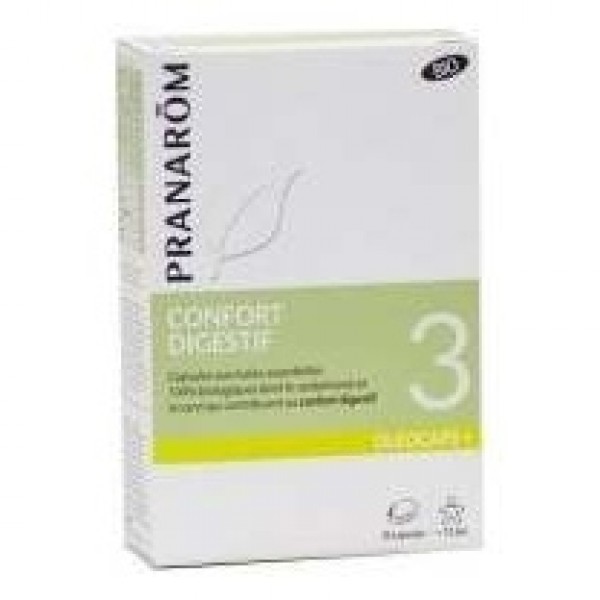 Pranarôm Oleocaps+ 3 Bienestar Digestivo Bio 30Caps