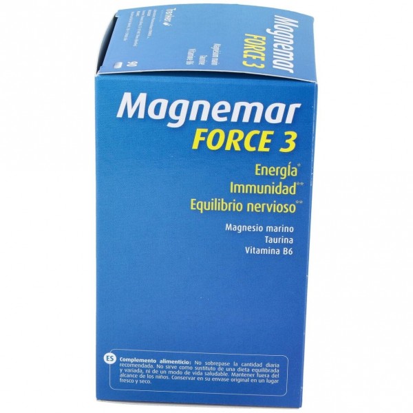 Orthonat Magnemar Force 3 90 Caps Energía Y Vitalidad