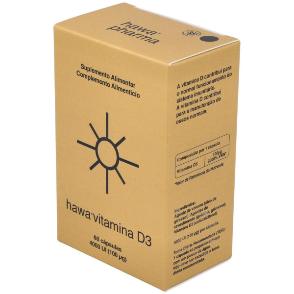 Hawa Vitamina D3 4000Ui 60Cap.