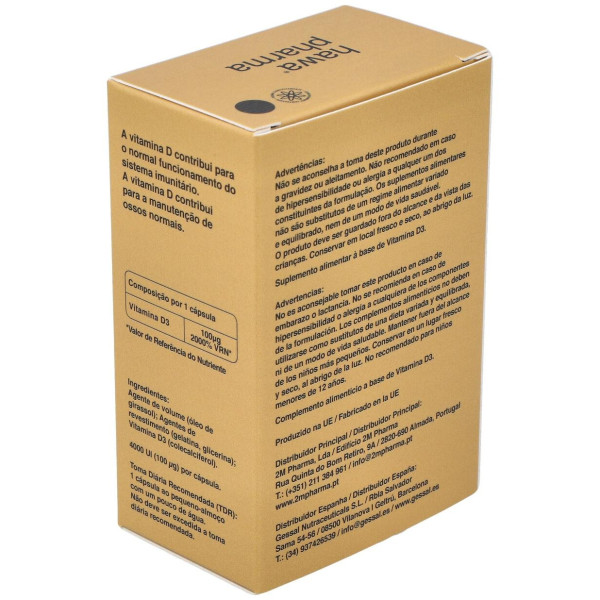 Hawa Vitamina D3 4000Ui 60Cap.