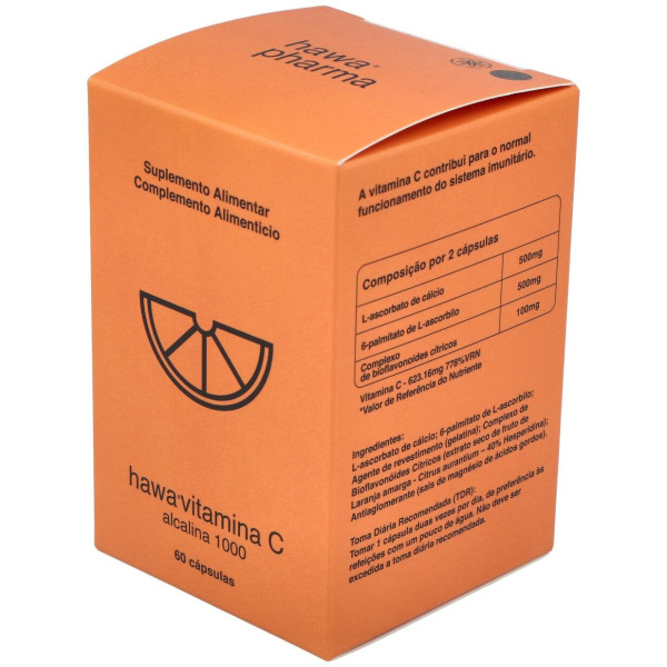 Hawa Vitamina C Alcalina 1000 60Cap.