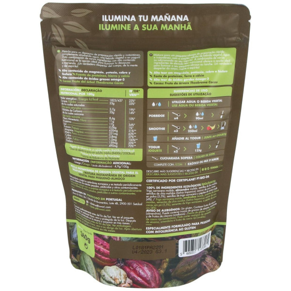 Despertar De Buda Cacao Crudo 360Gr. Bio