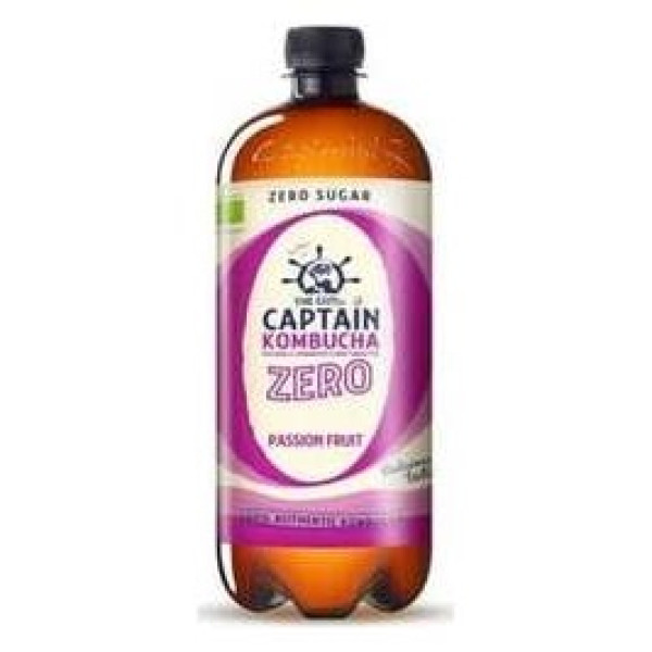 Captain Kombucha Zero Frutas De La Pasión Bio 1L