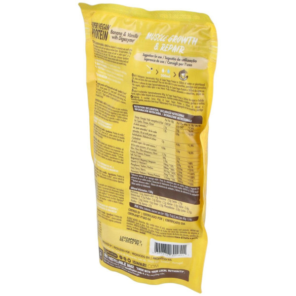 Super Vegan Protein Fitness Platano-Vainilla 350Gr