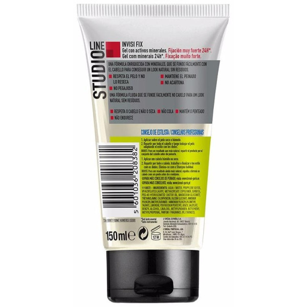 L'Oreal Invisi Fix Gel Fijador Extrafuerte N6 150Ml