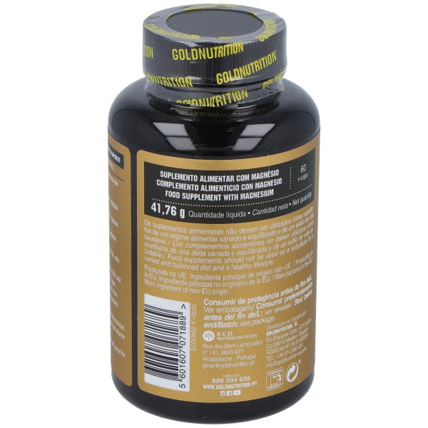 Gold Nutrition Magnesio 600Mg 60Caps