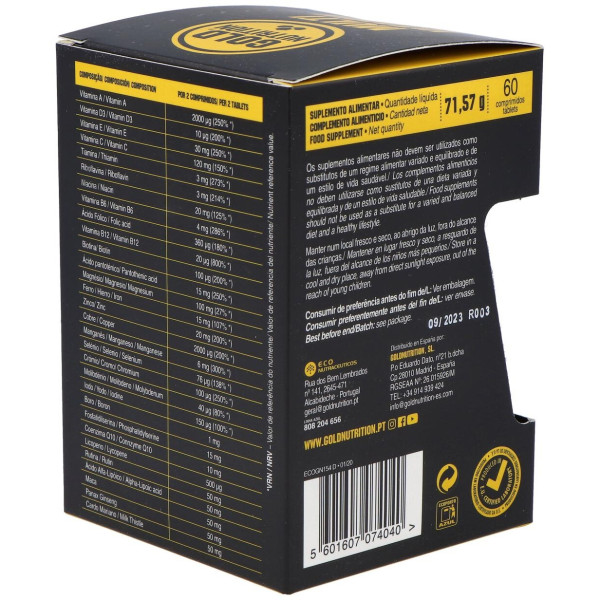 Gold Nutrition Multivitamin 60Comp