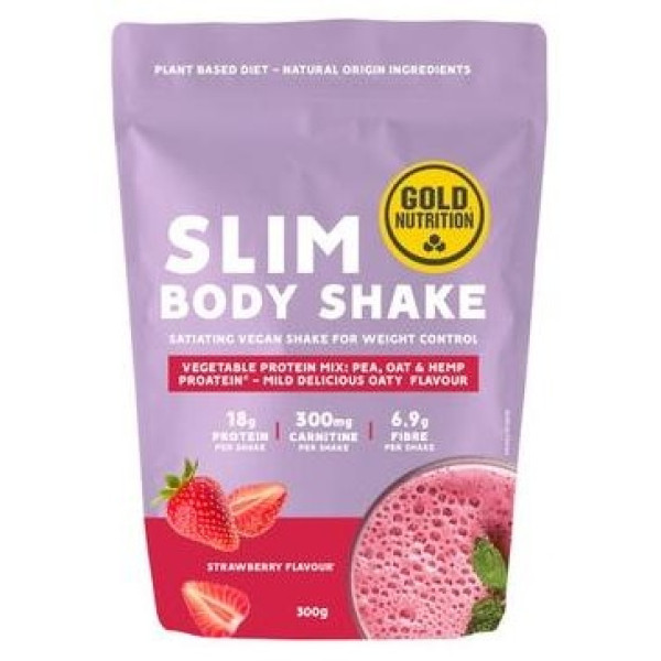 Gold Nutrition Slim Body Shake Strawberry 300G