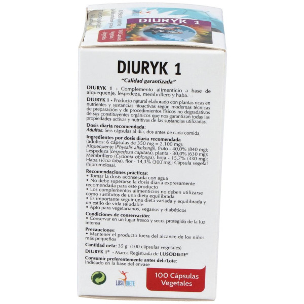 Lusodiete Diurik 1 100Caps
