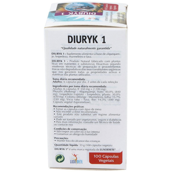 Lusodiete Diurik 1 100Caps