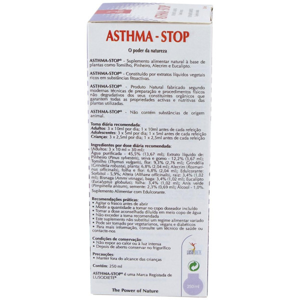Asthma-Stop 250Ml. Lusodiete