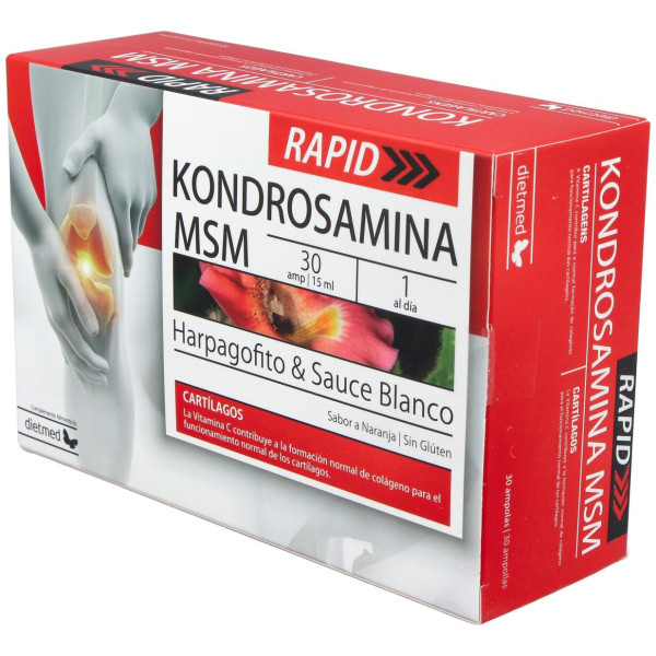 Dietmed Kondrosamina Msm Rapid 30 Ampollas