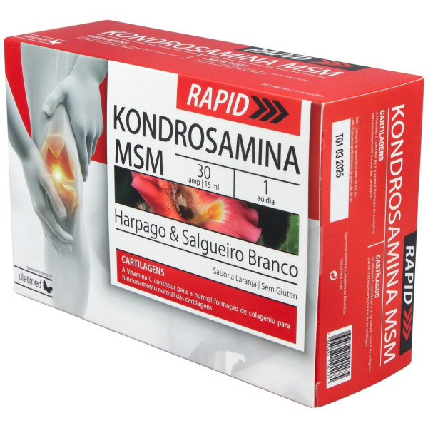 Dietmed Kondrosamina Msm Rapid 30 Ampollas